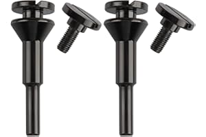 Mixiflor 2 Pack Cut-Off Wheel Mounting Mandrel Holder 3/8" & 1/4" Arbor Hole for Die Grinder Accessories Drill Rotary Tool