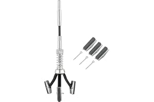 DASBET Engine Brake Cylinder Hone | Engine Cylinder Hone Tool for Grinding Holes Adjustable Deglazer 1" to 2-1/2" Diameter with Extra 3-Piece 1-1/8'' Long Stones 220 Grit (1-1/8")