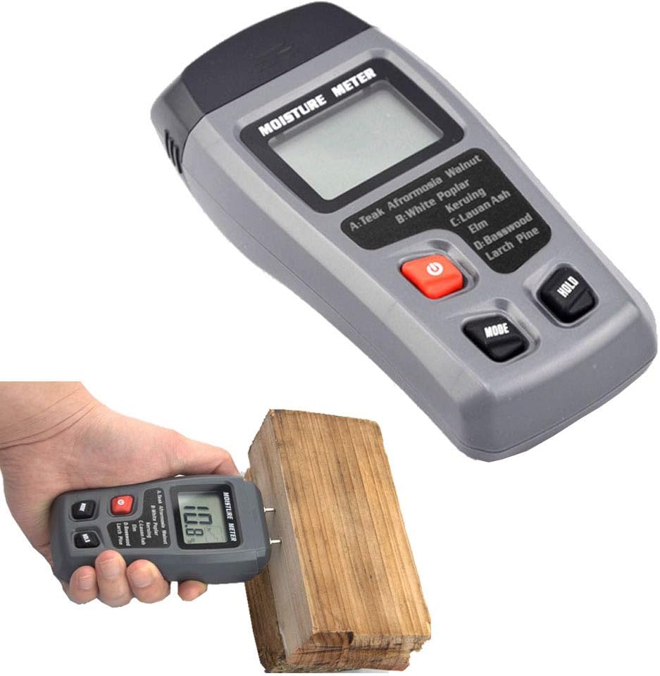 Digital Wood Moisture Meter,2 Pin Digital Wood Moisture Meter Moisture