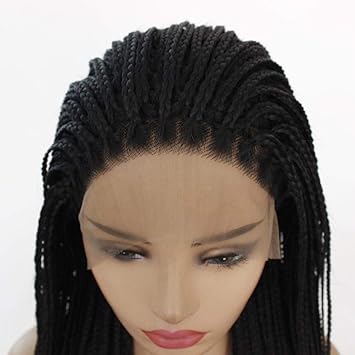 Wjgss Sexy Lace Front Wigs African Braided Whole Braids Long Hair