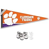 Clemson Tigers Pennant Flag and Wall Tack Mount Pads