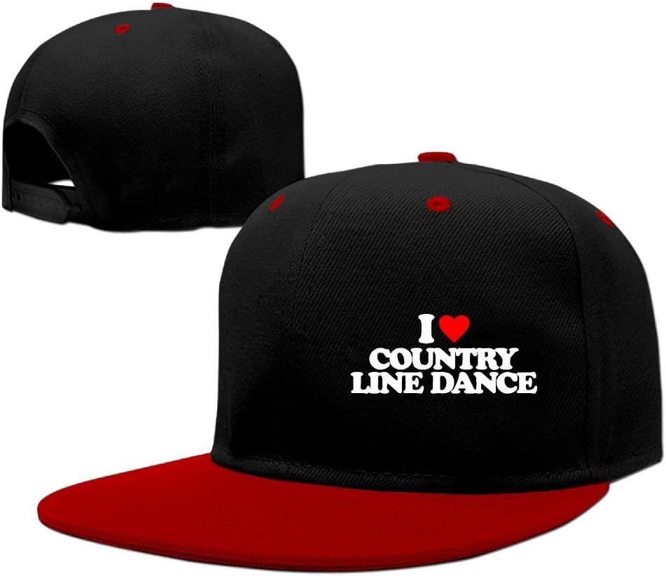 Kooiico Men&women I LOVE COUNTRY LINE DANCE Leisure Caps Adjustable