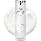 YOUN Beauty Retinol Eye Cream by Plastic Surgeon Dr. Anthony Youn | Paraben-Free Night Eye Cream with Liposomal Retinol & Hyaluronic Acid | Under Eye Cream for Hydration and Skin Firming, 1 Fl Oz