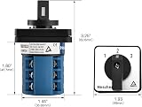 Heschen SZW26-20/123.3 Rotary Cam Selector Switch 660V 20A 3 Position 3 Phase view 2