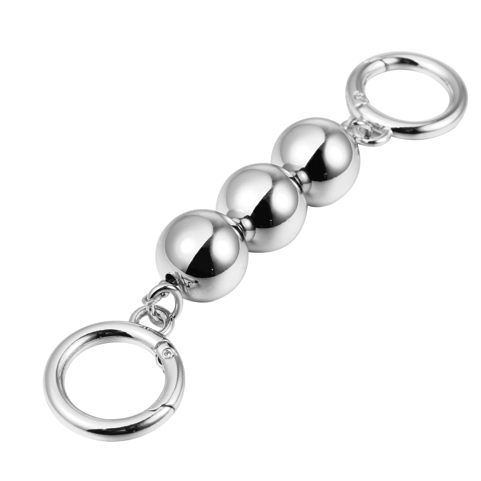 PRETYZOOM Artificial Pearl Bag Strap Handbag Extender Short Strap DIY Purse Bag Chain Handle Round Beaded Bag Replacement Handle Accessory Color