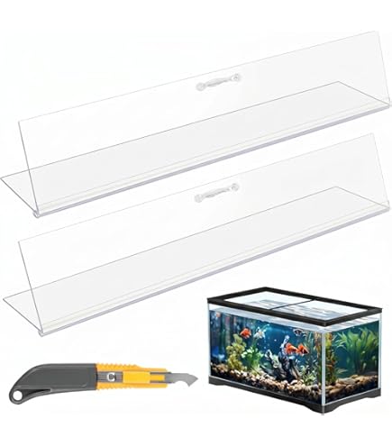 Amazon.com : Juexica Aquarium Lids Acrylic Canopy 2 Pieces Set