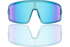 Novoto Youth Sports Sunglasses Kids, UV400 Lightweight Baseball Sunglasses for Boy Girls with Adjustable Strap & Nose Pad