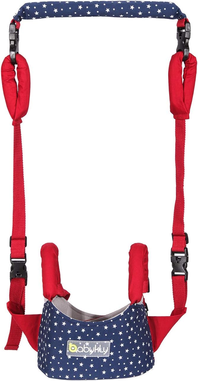 Toddler Leash Child Safety Harness Fall Protection Handheld Kid Keeper Safety Walking (2019-Stars-Blue-Red)