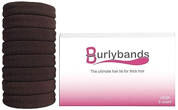 Amazon Com Burlybands Large Hair Ties For Thick Heavy Or Curly