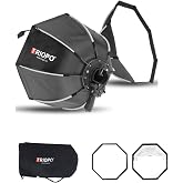 Triopo Softbox 21.6in/55cm Octagon Umbrella Photography Softbox for Godox V860II V860III V850II V850III TT600 TT685 TT685II YN560 III IV JY-680A, etc Flash Speedlite Speedlight Soft Boxes (KS2-55)