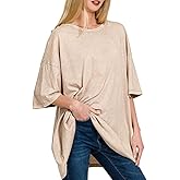 Zenana Acid Wash Boyfriend T-Shirt