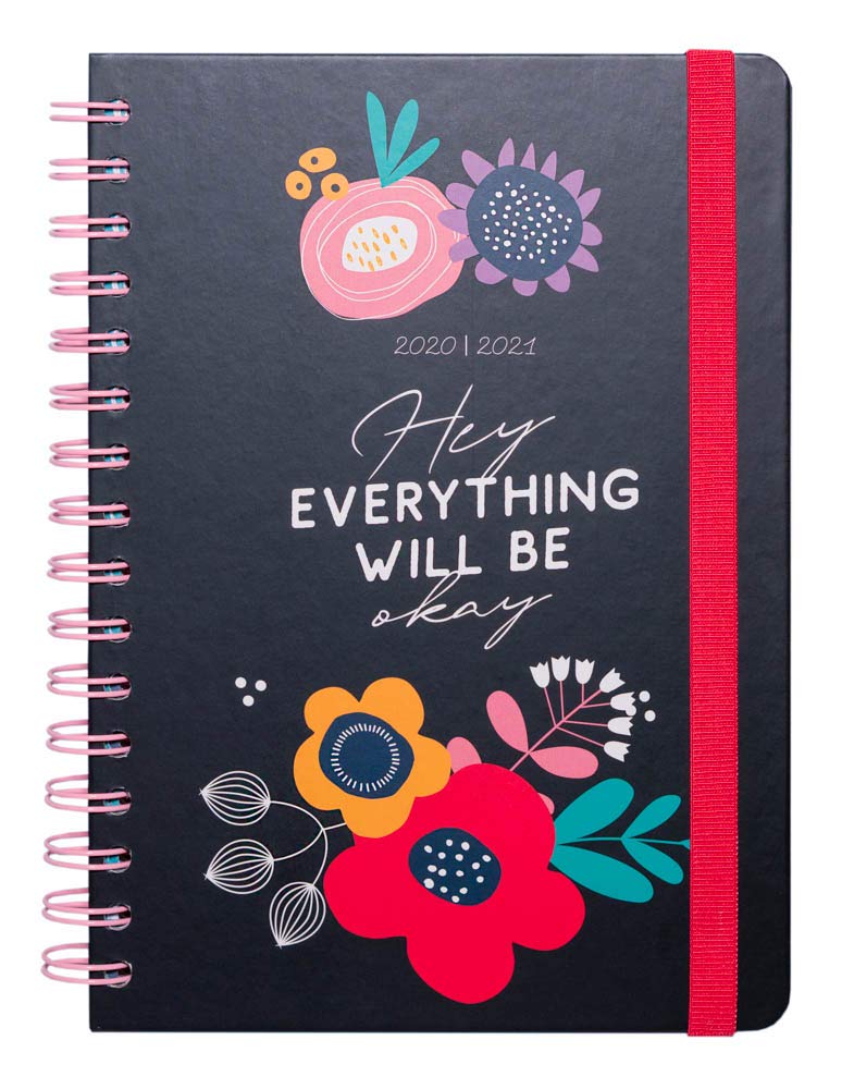 Grupo Erik - Blummen Academic Diary 2020-2021 A5 Week to View, Mid Year Diary - 12 Months