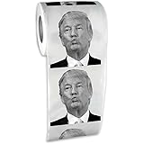 American Art Classics - Donald Trump Toilet Paper - Dump with Trump!- Highly Collectible Novelty Toilet Paper - Funniest Political Gift of 2016