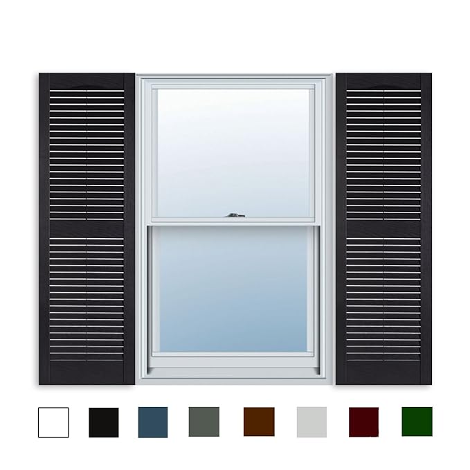 15 Inch x 59 Inch Standard Louver Exterior