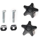 ROLLATOR 2 Plastic KNOB 2 Screw for ARMS hl420