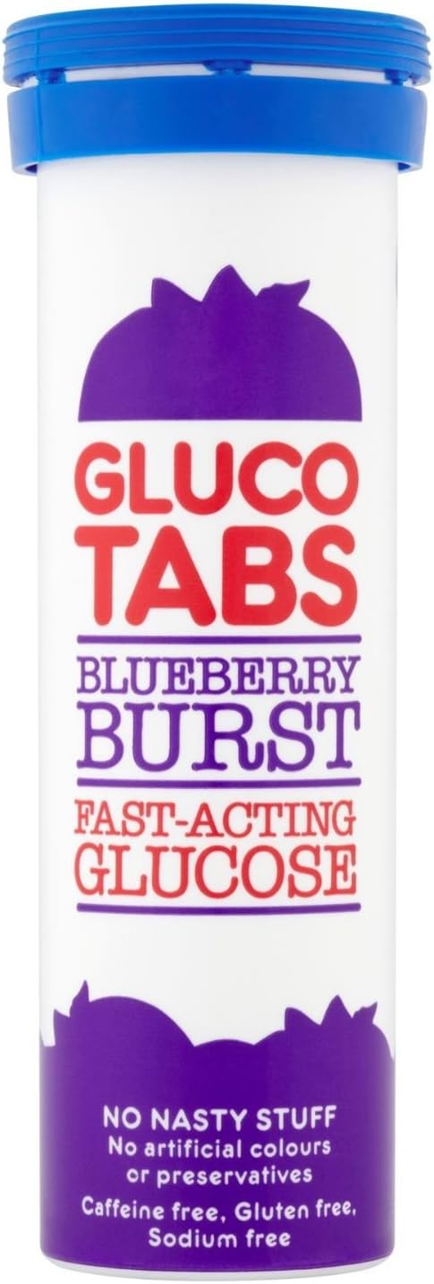 (4 PACK) - GlucoTabs - GlucoTabs blueberry 10's | 10's | 4 PACK BUNDLE