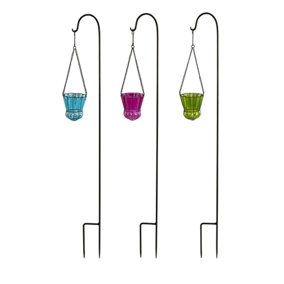 Amazon.com : CC Home Furnishings Set of 3 Bright Glass Votive Candle