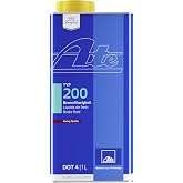 ATE Original TYP 200 Racing Quality DOT 4 Brake Fluid, 1 Liter Can