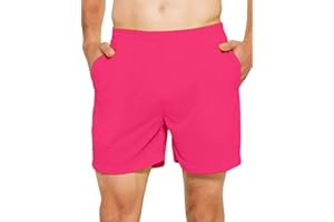 DEMOZU Men's 5 Inch Running Tennis Shorts Lined Workout Gym Athletic Pickleball Shorts with Pockets