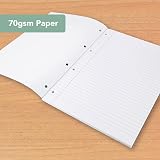 Cambridge A4 Lined Paper Refill Pad 8 mm Rule, Margin 400 Pages Pack of 3 view 5