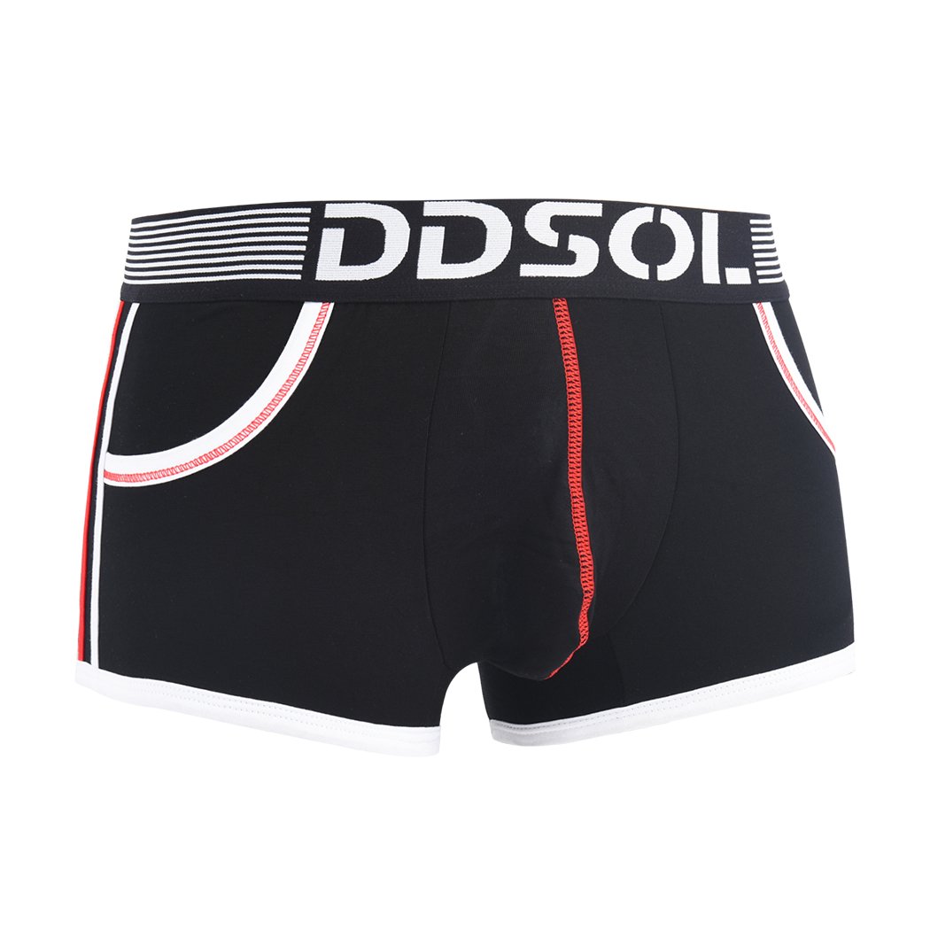 Men\'s Underwear Fedpop Cotton Stretch Boxer Brief 3 Pack