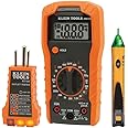 Klein Tools 69149P Electrical Test Kit with Digital Multimeter, Non-Contact Voltage Tester and Electrical Outlet Tester, Lead