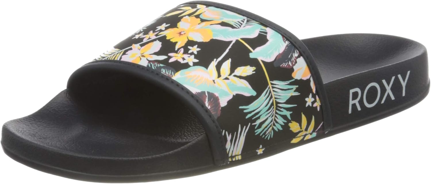 Roxy Women's Slippy Sandal Slide Amazon.co.uk Shoes & Bags