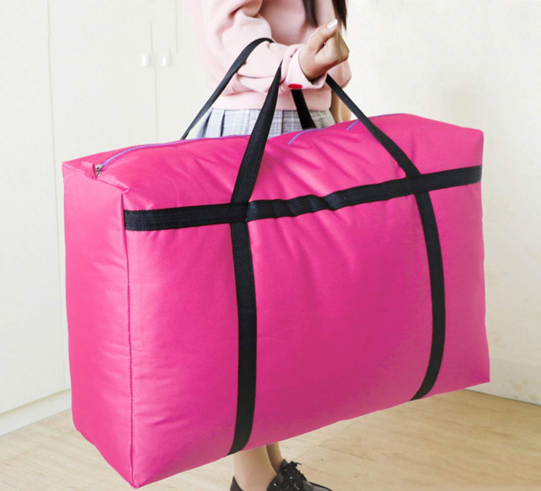 180 Liter Large Bedding Storage Bag Oxford Fabric Underbed Clothes Shoes Organizer for Duvet Blanket Pillow Toy Holder Household Closet Space Saver Bag, House Moving Bag, Travel Camping Carry Duffle