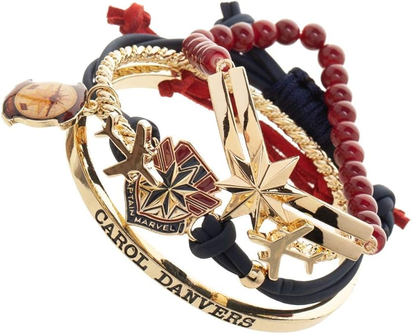 Marvel Captain Marvel Jewelry Bracelets 4Pack Jewelry