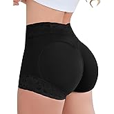 SheBuddy Butt Lifting Panties, Tummy Control Shapewear for Women Compression Underwear Short Lace Butt Lifter Shapewear