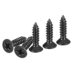 DTGN 100Pcs #8x5/8" Flat Head Wood Screws, 304