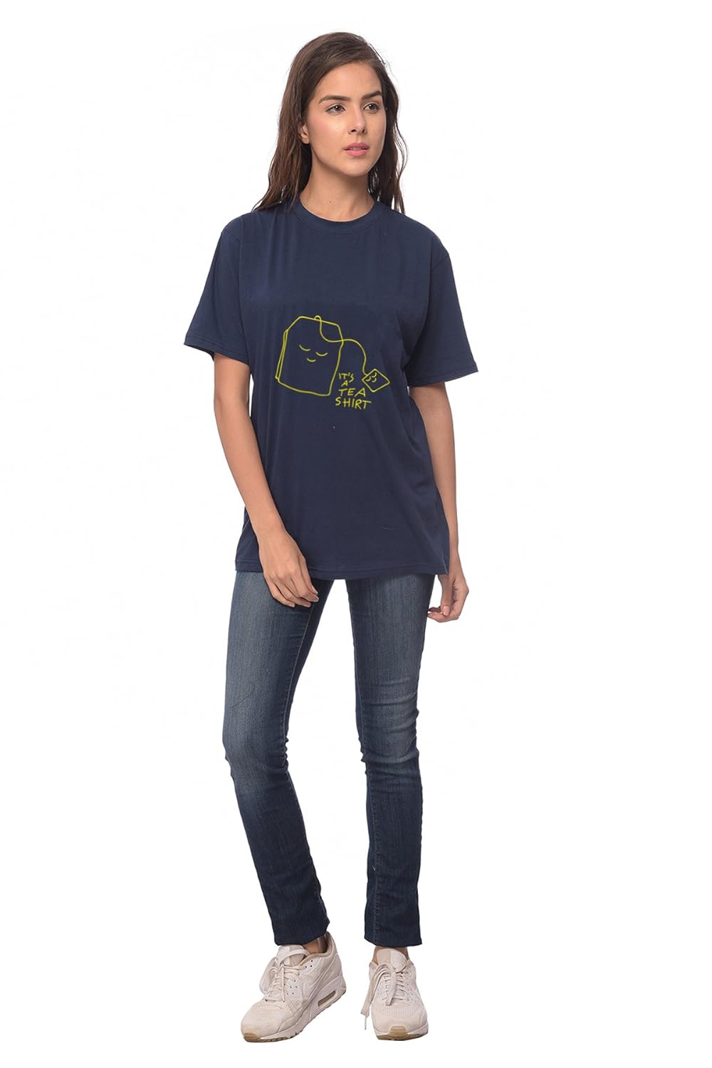 yoloclan its a tea shirt women blue t-shirt