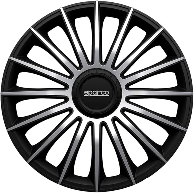 Set Sparco wheel covers Torino 16inch black/silver Amazon.co.uk Car