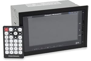 POWER ACOUSTIK Power Acoutik PL-622HB Double DIN with 6.2-inch Capacitive Touchscreen, Digital Media Receiver with Bluetooth and Android PhoneLink