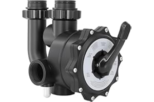 XHHEZQ SP0715XR50 Multiport 2" Filter Control Valve Replacement for Hayward Pro Series Vari-Flo Grid D.E. Filter 2 Inch (FIP) Pipe 6 Positions Multiport Backwash Valve