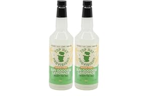 TOP HAT PROVISIONS Top Hat Keto Sugar Free Cucumber Lemonade Mix - Naturally Sweetened with Monk Fruit - Craft Mixer for Skinny Cocktail Drinks - 2 Pack of 32oz Bottles