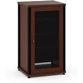 Salamander Designs Synergy 402 AV Cabinet (Dark Walnut with Black Posts)