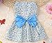 Petroom Cute Dog Clothes Pet Costume Puppy Dress,Doggie Sundress for Small Girl Dogs Blue S