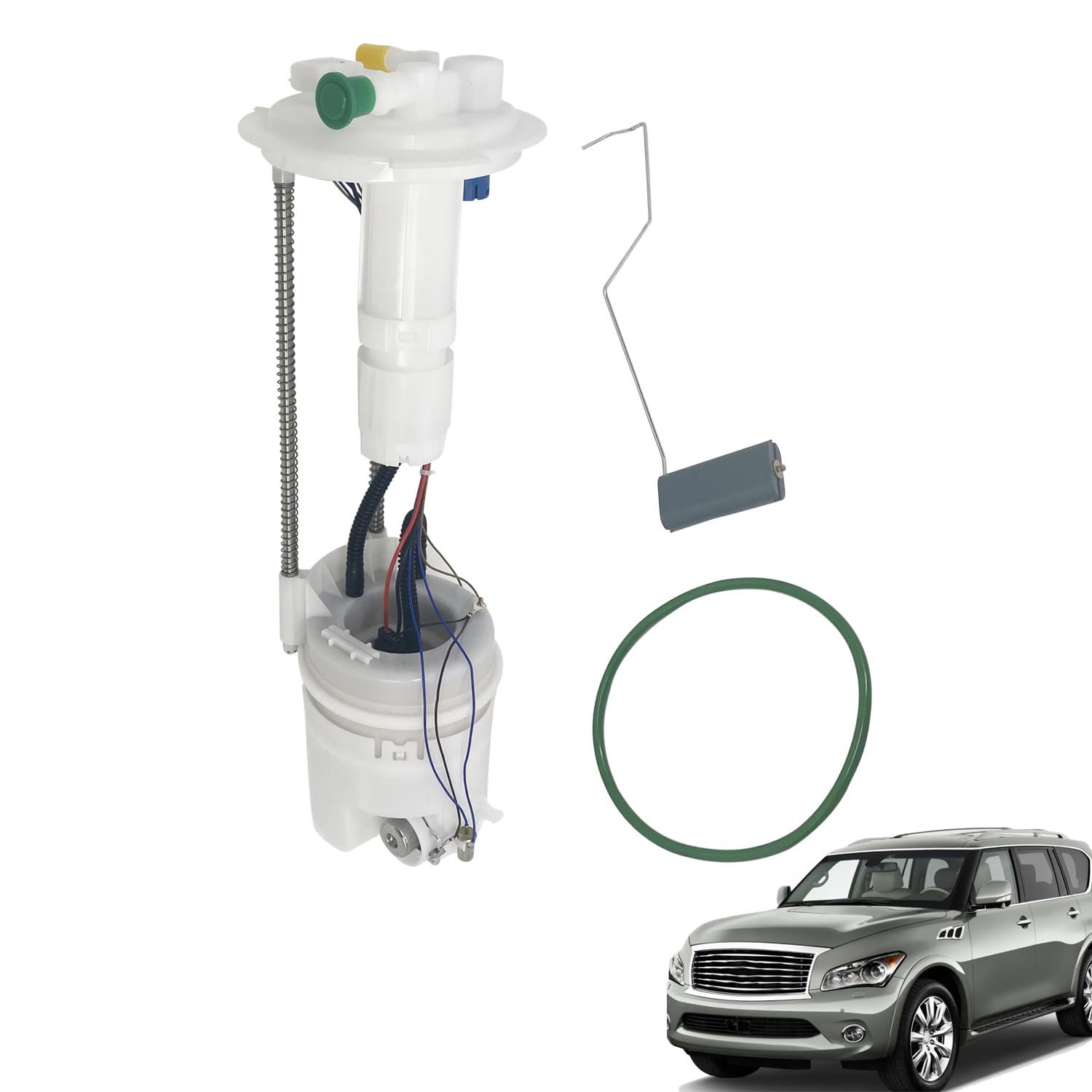 Photo 1 of 170401LA0A SP4143M Electric Fuel Pump Module Assembly w/Sending Unit Compatible with Infiniti QX56 2011-2013 QX80 2014-2016 5.6L V8 GAS 170401LA0B FG1645