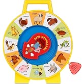 Fisher Price Classics - Farmer Says See 'n Say - Vintage Learning Toy, Sounds and Animals, Interactive Retro Game for Kids, Girls, Boys, Baby, Preschoolers, Toddlers, Unisex Ages 18 Months +