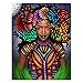BENBO Full Drill 5D Diamond Embroidery Painting Kit for Adults, 15.8x11.8In DIY Diamond Paint by Numbers Mosaic Cross Stitch Rhinestone Embroidery Arts Craft for Home Decor (African Girl)