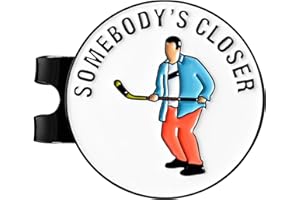 ZEETY Funny Golf Ball Marker with Magnetic Hat Clip – Golf Accessories for Men and Women, Great Golf Gift for Players with Attitude