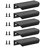 Malimali 5 Pack Black Finger Edge Pulls for