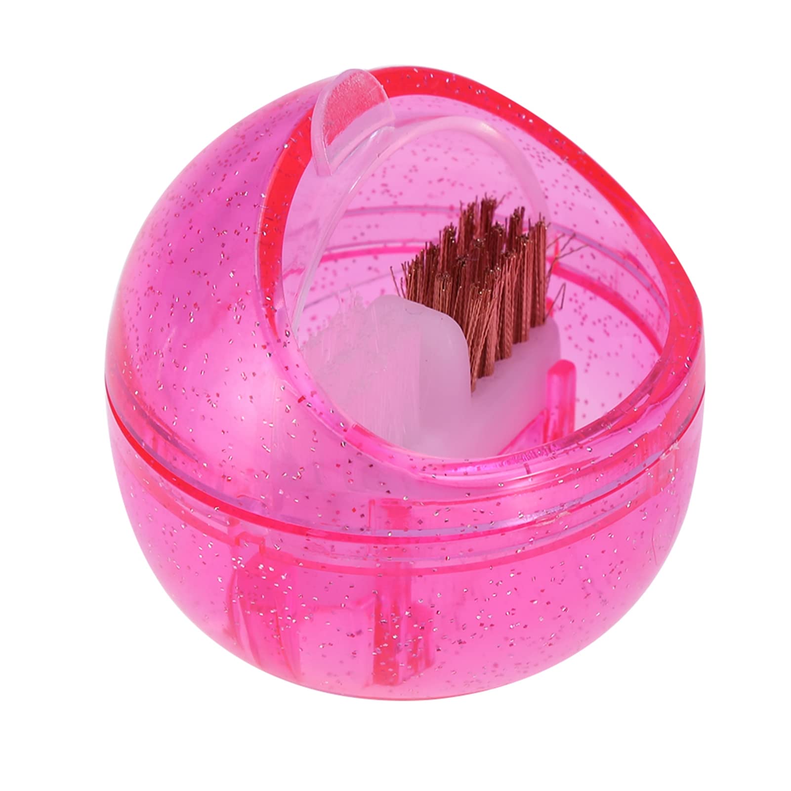 Nail Drill Bit Cleaner,Mini Nail Drill Bits Cleaner Brush Case Nail Art Drill Head Dual Clean Brush Dust Cleaning Case Box Polishing Manicure Tool for Nail Drill Head Cleaning