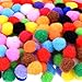 Outus Pompoms for Craft Making and Hobby Supplies 0.4 Inch, 1000 Pieces, Assorted Colors