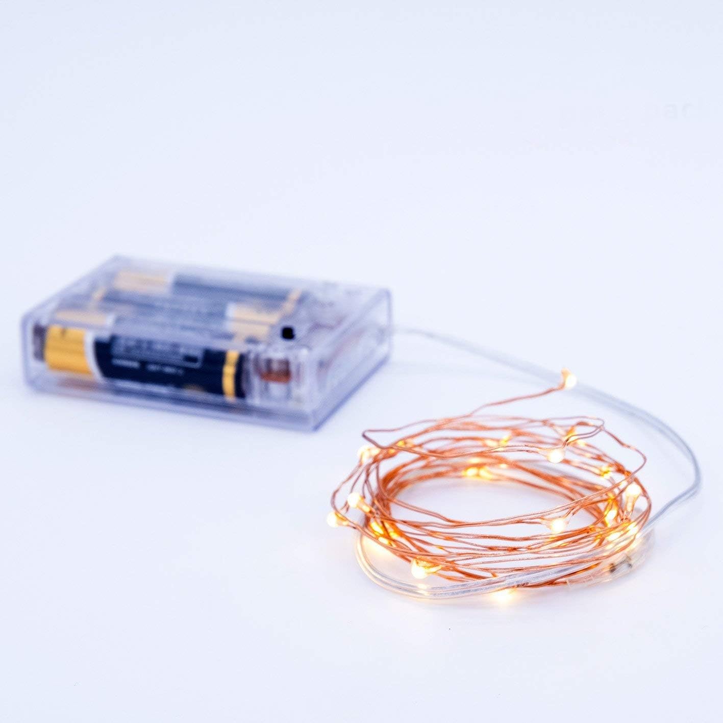 LED String Lights with Timer, Battery 