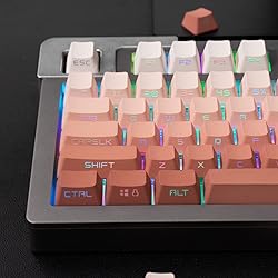 Side Printed Keycaps 134 Keys Custom Shine Through
