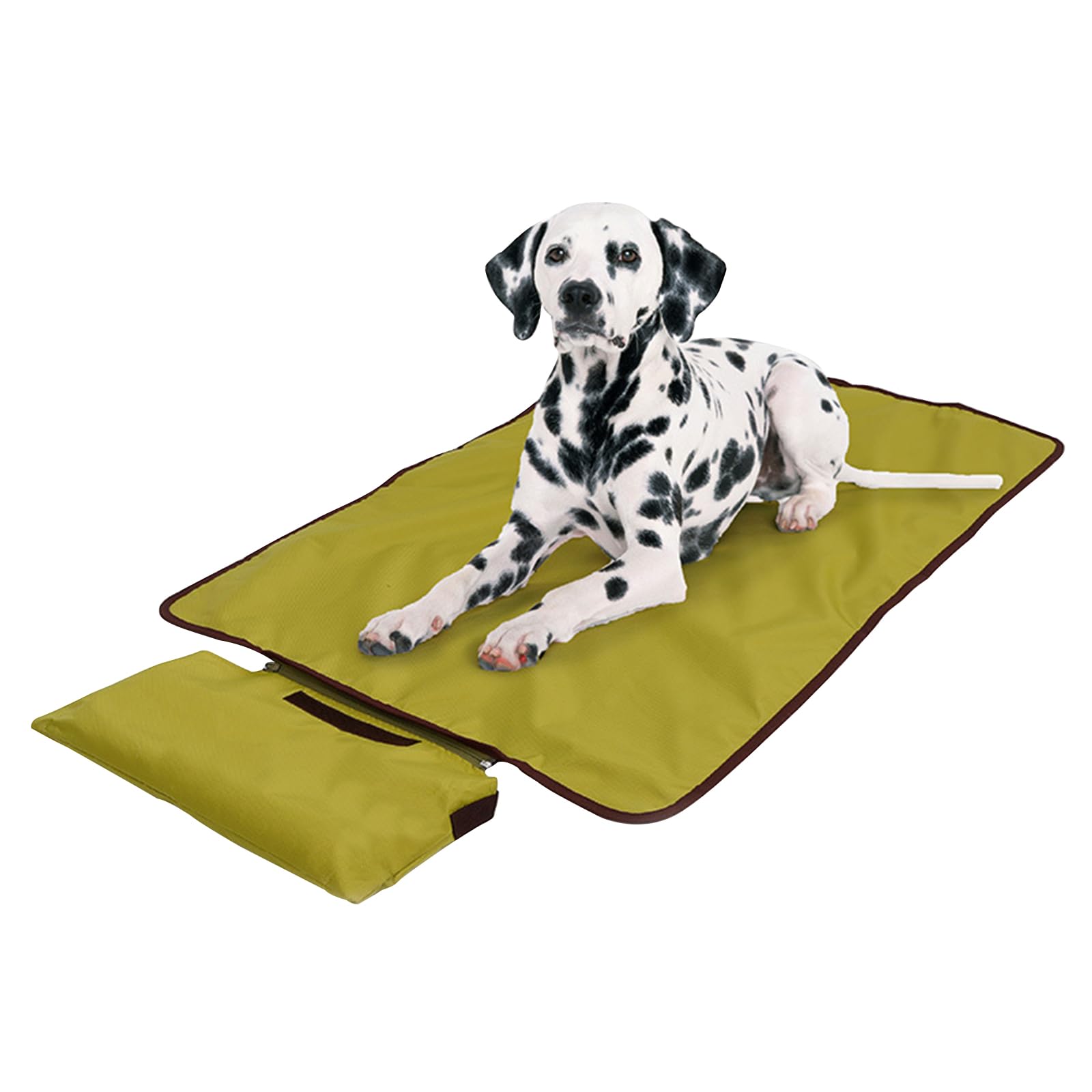 NCONCO Pet Dog Mat Portable Waterproof Sleeping Mat Blanket Indoor Outdoor Camping Travel Fleece Lined Pad for Small Medium Large Dogs
