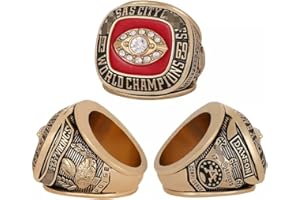 COOP BDY 1969 Champion Ring, Football fans Gift Compatible for Kansas, KC Replica Football Ring Party Birthday Anniversary…