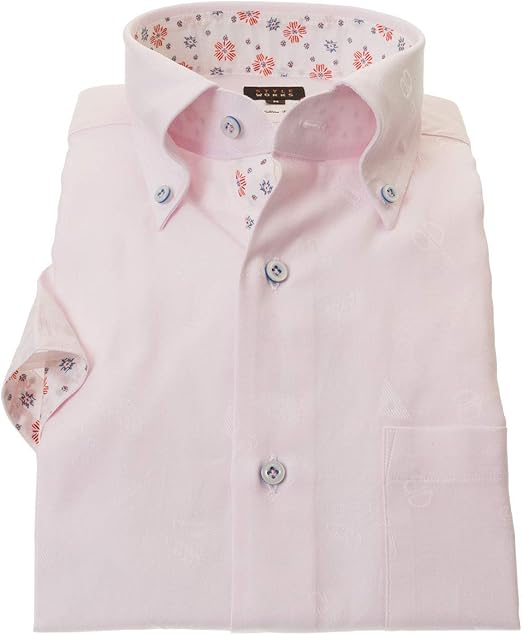 包装無料 送料無料 Louis Clerk 長袖ワイシャツ ピンク系 ピンストライプ 葉 綿100 日本製 ドゥエ ボタンダウン ドレスシャツ Lc503 046 春バーゲン Carlavista Com